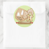 Sticker Rond Baking Christmas Cookies (Sac)