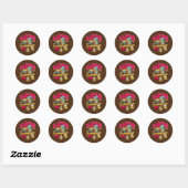 Sticker Rond Baking Is My Superpower Funny Baker Baking Pastry (Feuille)