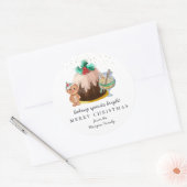 Sticker Rond Baking Spirits Bright | Fêtes de Noël (Enveloppe)