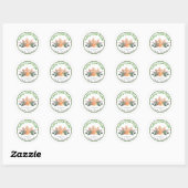 Sticker Rond Baking Spirits Bright Food Don "from Kitchen of" (Feuille)