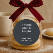 Sticker Rond Baking Spiritueux | Moderne Design tendance Amusan