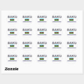 Sticker Rond Bakou (Feuille)