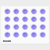 Sticker Rond Bal Cracké Plutôt Violet (Feuille)