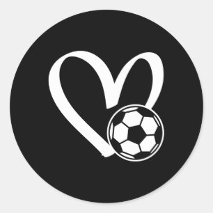Sticker Rond Bal De Football He