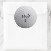 Sticker Rond Bal de golf (Sac)