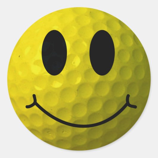 Sticker Rond Bal de golf Face (Devant)