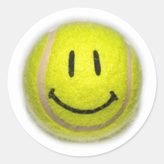 Sticker Rond Bal de tennis Face (Devant)