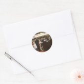 Sticker Rond Bal masqué à l'Opéra par Édouard Manet (Enveloppe)