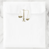 Sticker Rond balance or de justice (Sac)