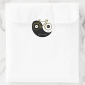 Sticker Rond BALANCE / yin yang bicycle (Sac)