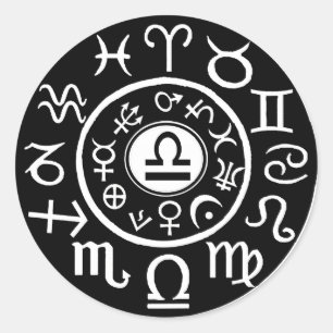 Sticker Rond Balance - Zodiaque