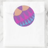 Sticker Rond Balances rose et violet (Sac)
