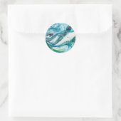 Sticker Rond Balayage en marée II (Sac)