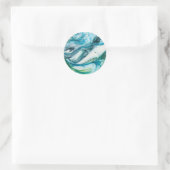 Sticker Rond Balayage en marée II (Sac)