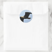 Sticker Rond Bald Eagle envergure (Sac)