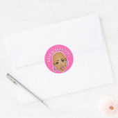 Sticker Rond Bald est magnifique (Enveloppe)