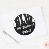 Sticker Rond Baldwin Locomotive Works (Enveloppe)