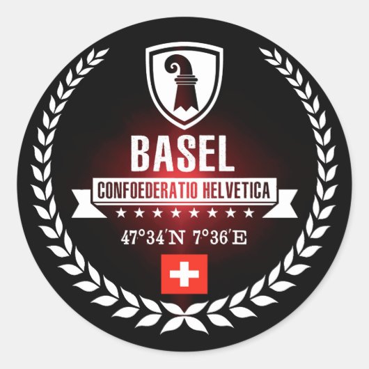 Sticker Rond Bâle (Devant)