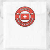 Sticker Rond Bâle Suisse (Sac)