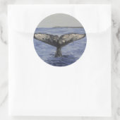 Sticker Rond Baleine (Sac)