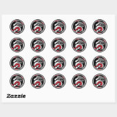 Sticker Rond baleine (Feuille)
