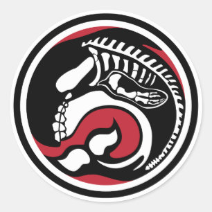 Sticker Rond baleine