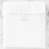 Sticker Rond Balise Baby shower double or Confetti Favoriser Me (Sac)