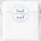 Sticker Rond Balise cadeau d'un enseignant doux pour une person (Sac)