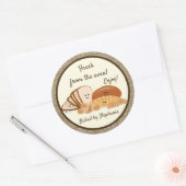 Sticker Rond Balise cadeau Pains au four frais (Enveloppe)