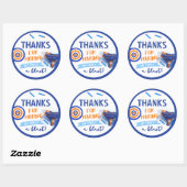 Sticker Rond Balise de préférence de la partie Dart | Anniversa (Feuille)