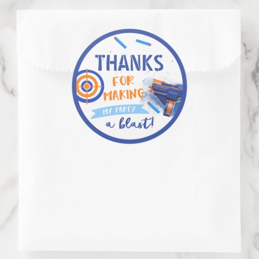 Sticker Rond Balise de préférence de la partie Dart | Anniversa (Sac)