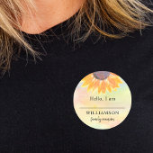 Sticker Rond Balise Nom de réunion de famille