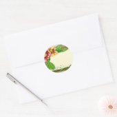 Sticker Rond Balise Nom des fleurs (Enveloppe)