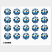 Sticker Rond Balises (C) (Feuille)