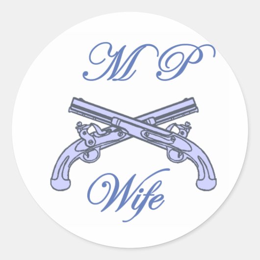 Sticker Rond Balises de chien 045 (Devant)