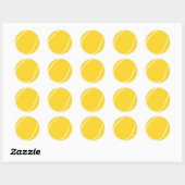Sticker Rond Ball de tennis (Feuille)