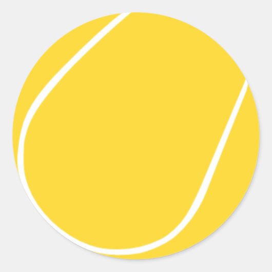 Sticker Rond Ball de tennis (Devant)