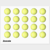 Sticker Rond Ball de tennis (Feuille)