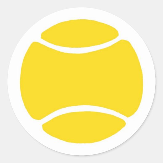 Sticker Rond Ball de tennis (Devant)
