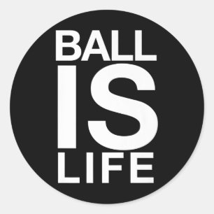 Sticker Rond Ball Est Le Logo De Vie Pour Les Ventilateurs Et L