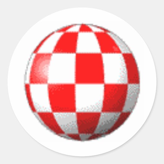 STICKER ROND BALLE AMIGA BOUTIQUE (Devant)