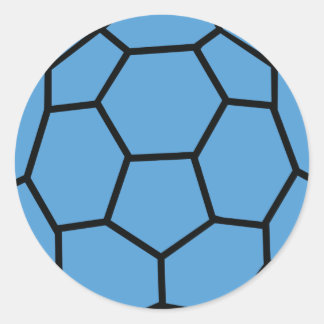 Sticker Rond balle bleue