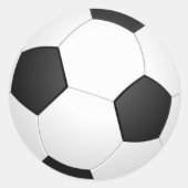 Sticker Rond balle de football graphique (Devant)