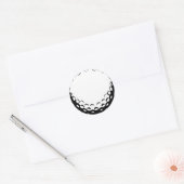 STICKER ROND BALLE DE GOLF (Enveloppe)