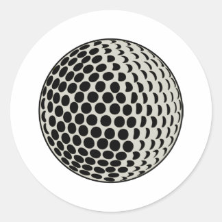 Sticker Rond balle de golf