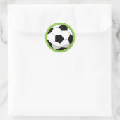 Sticker Rond Balle de soccer en dessin (Sac)