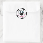 Sticker Rond Balle de soccer en dessin (Sac)