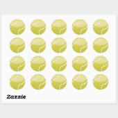 Sticker Rond Balle de tennis (Feuille)