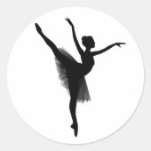 Sticker Rond Ballerina (Devant)