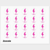 Sticker Rond Ballerina (Feuille)